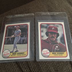 Baseball Cards 1981 Fleer Mike Schmidt 