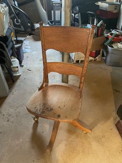 Vintage Wooden Office Chair