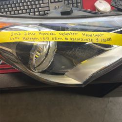 2012 2016 Oem Hyundai Veloster Headlight Left Side Halogen 