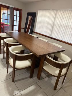 Comedor 8 puestos madera
