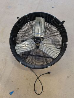 Utilitech 20” High Velocity Floor Fan on Wheels