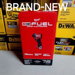 Milwaukee
M18 FUEL 18V Lithium-Ion Brushless Cordless 1/4 in. Hex Impact Driver (Tool-Only)
