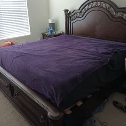 King Size Bedroom 6 Set Therapedic Mattress Included