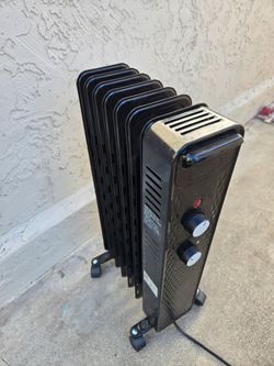 Black Radiator Space Heater
