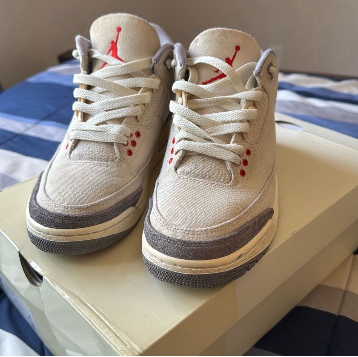 Jordan 3 muslin size 7