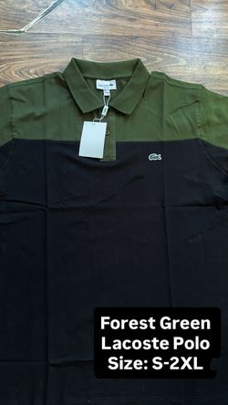 Dark Green Lacoste Polo