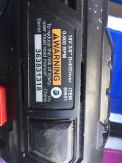 BATTERY OPERATED DRILL