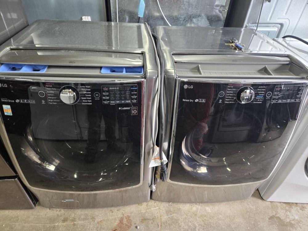 Lg Washer And Dryer Set Electric Signature 