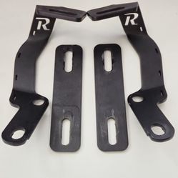 Rago Fabrication Ditch Light Brackets For 2010-2023 Toyota 4Runner and Extension To Mount Two Lights Per Side