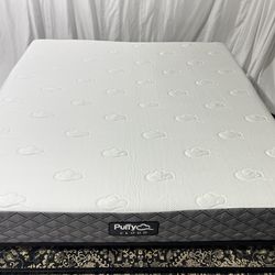 Puffy cloud mattress AND topper - KING