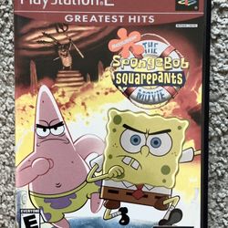 SpongeBob SquarePants The Movie PlayStation 2 Game
