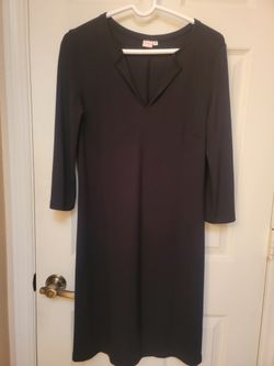Persifor Black Knit Dress Size Medium 