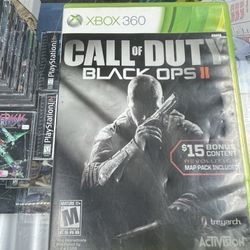 Call Of Duty Blk Ops 2 Xbox 360 Or Xbox One $30 Gamehogs 11am-7pm