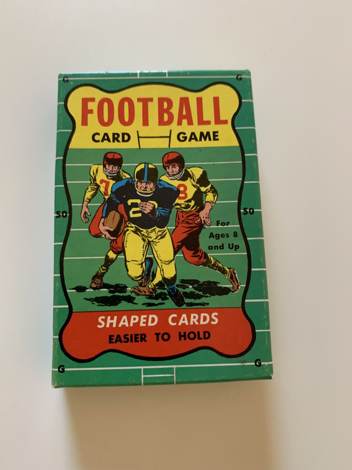FOOTBALL CARD GAME from the 1960’s by WARREN BUILT RITE..EXCELLENT CONDITION w/Open Box