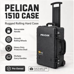 Pelican 1510 Rolling Hard Case – Rugged, Waterproof & Airline Carry-On