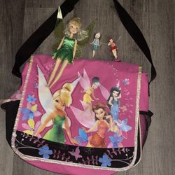 Tinker Bell Bundle:  Bag, 3 Dolls
