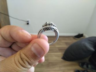 Vintage children's diamond ring.