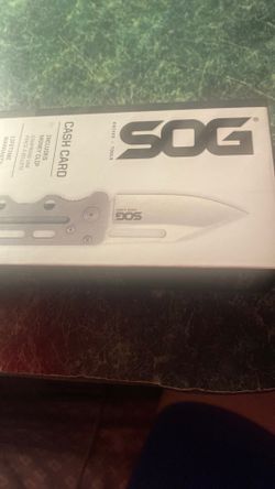 SOG Cash Card Folding Knife with Money Clip