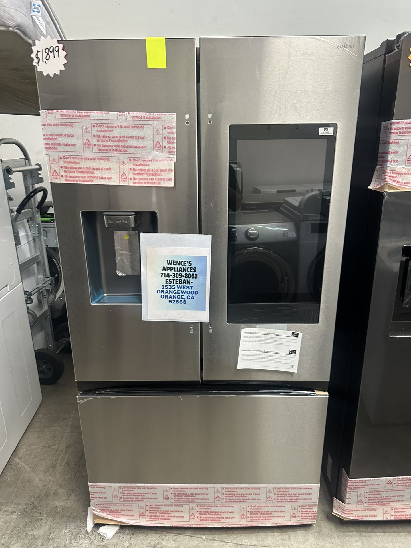 New Samsung Refrigerator Water+Ice Maker