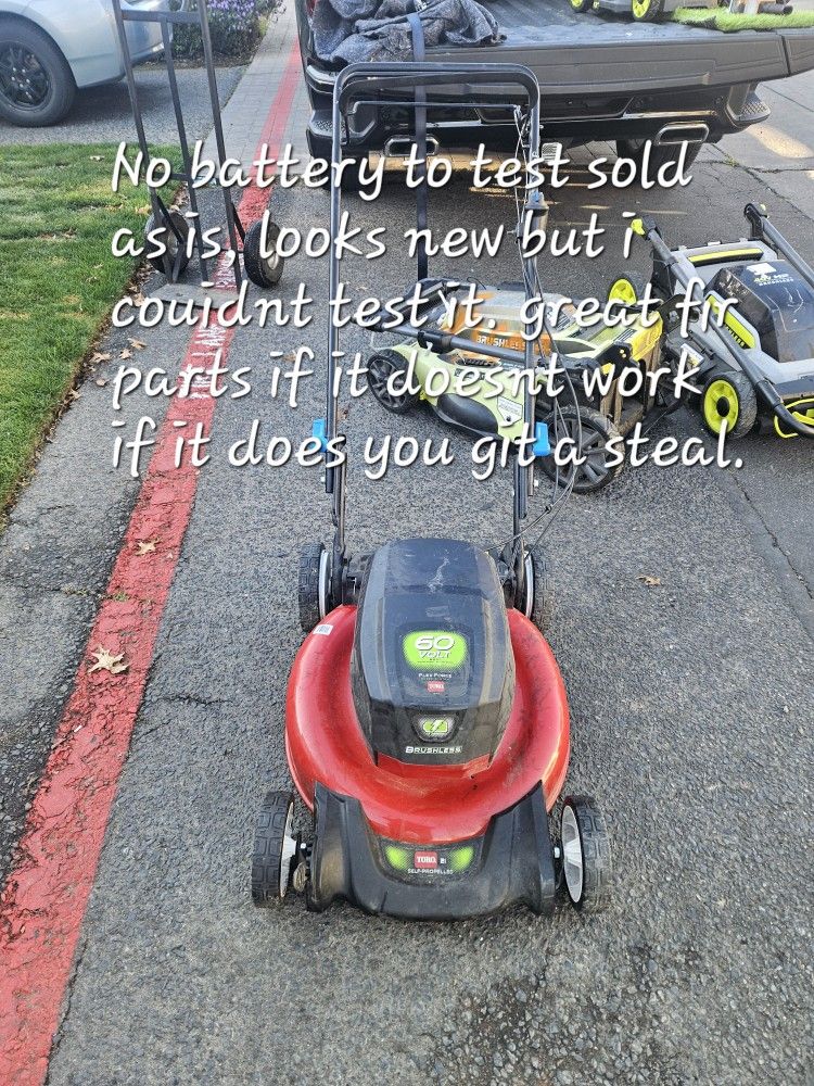 Toro Recycler 21 in. 60 V Battery Self-Propelled Lawn Mower