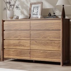Walnut Dresser with 8 Drawers (New)