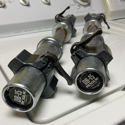 Rogue Stainless Steel DB-15 Loadable Dumbbell Set Dumbbells for Olympic 2” Weight Plates Weights Plate DB15 brand Fitness SS