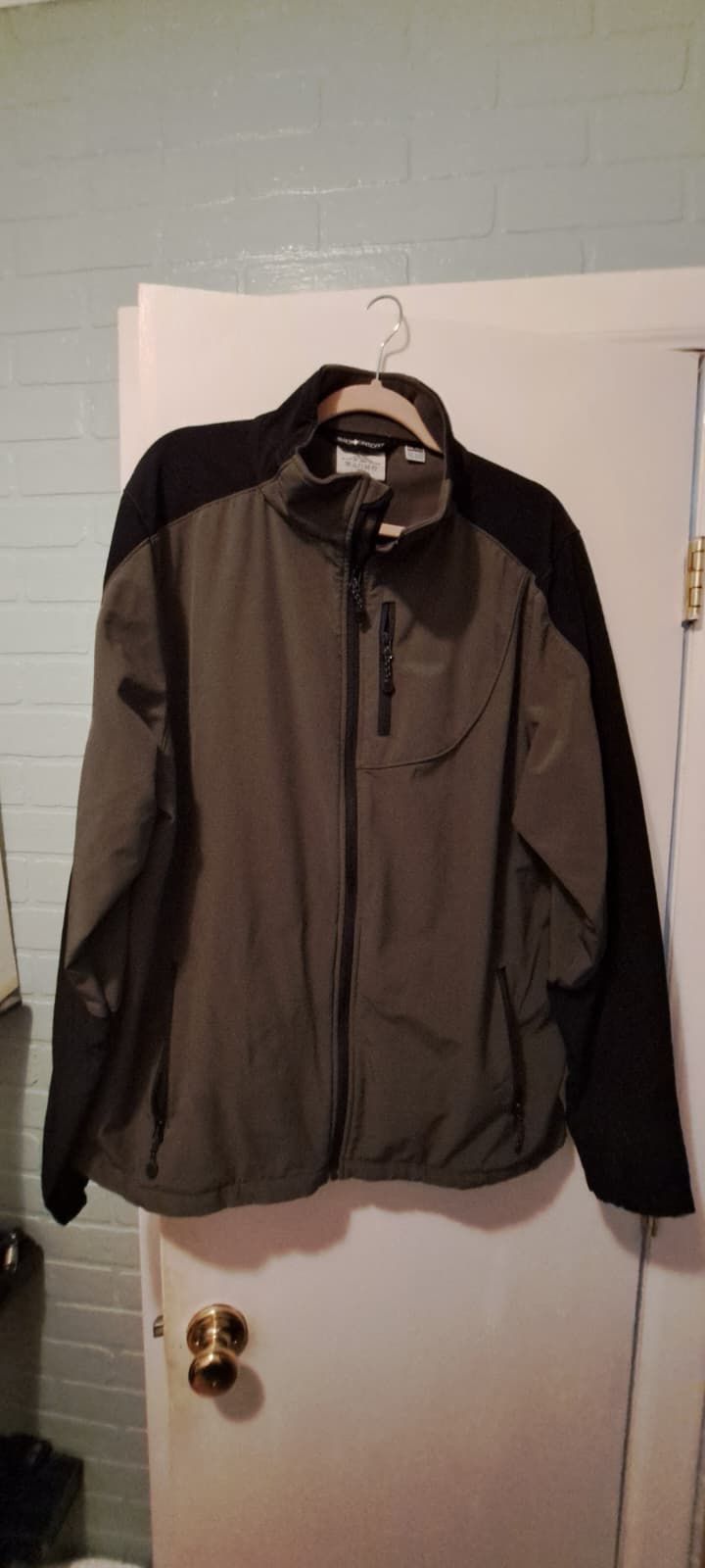 Diamond Men’s XXL Softshell Jacket Olive Black Excellent Condition