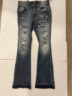 Jordan Craig /Kids' Distressed Stacked Denim