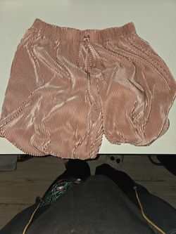 Pleated Pink Pants