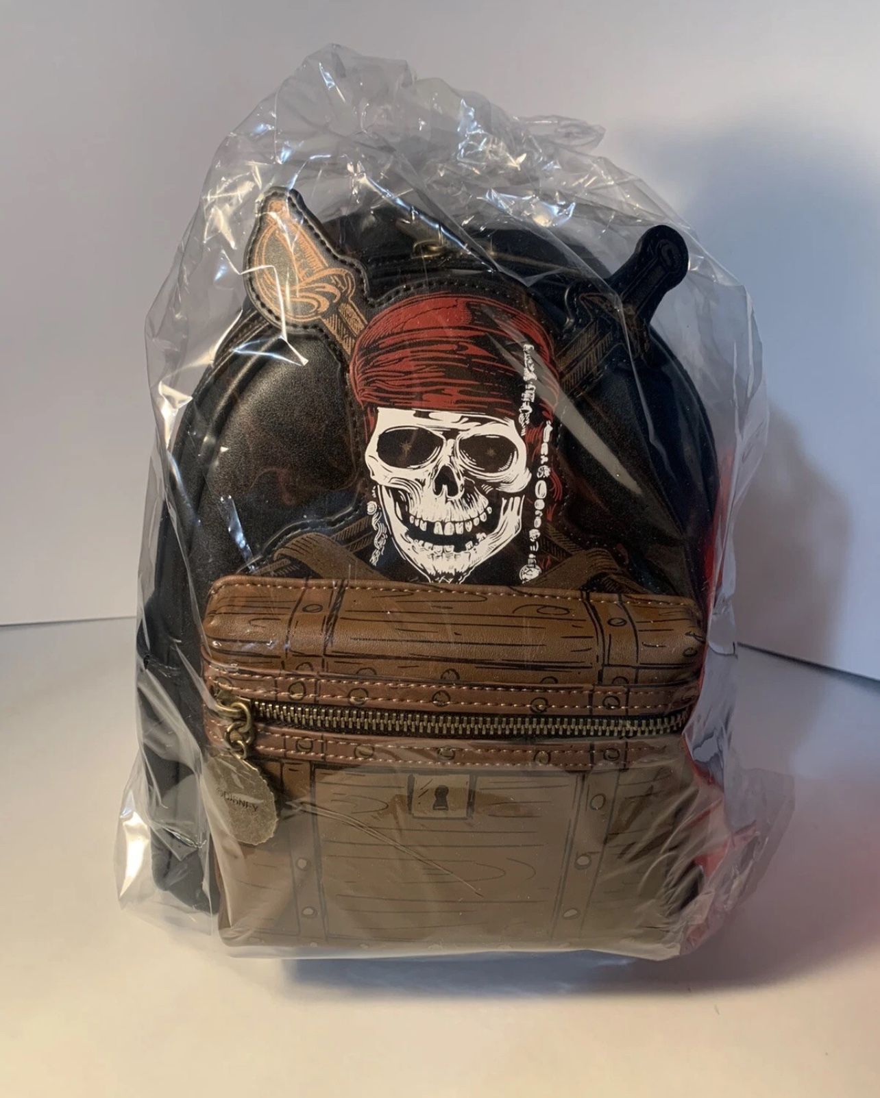 Loungefly Disney Pirates Dead Men Tell No Tales Exclusive Mini Backpack NWT