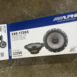 Alpine car speakers