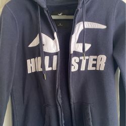 Girl  Hoodie Hollister navy blue S 