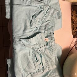 LADIES  Teal Denim LIZ CLAIBORNE JEANS size 8