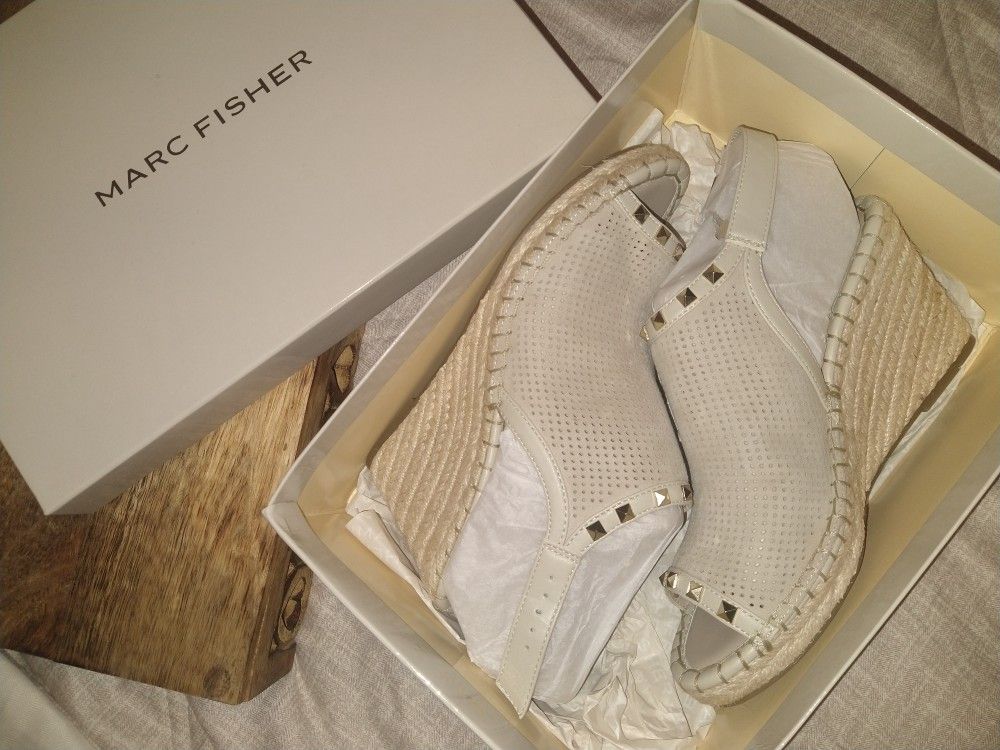 Size 8- Marc Fisher Wedges Brand New Never Worn