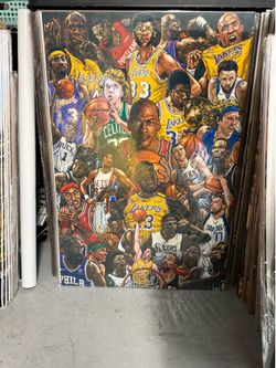 The NBA GOATs Poster 24 x 36