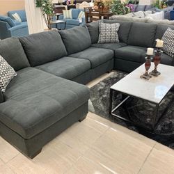 Sorenton Slate RAF Sectional /couch /Living room set