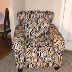 Couch/Accent Chair And Ottoman 
