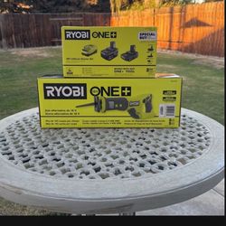 Ryobi 18V Reciprocating Saw And Battery Set *Brand New*