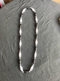 Black & White Bead Necklace