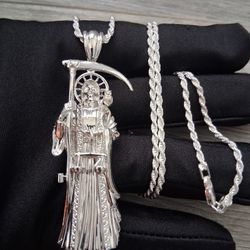 Cadena Y Santa Plata 925 Plata Real 