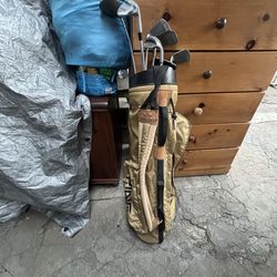 Vintage Ping Golf Bag w/ Clubs Set
