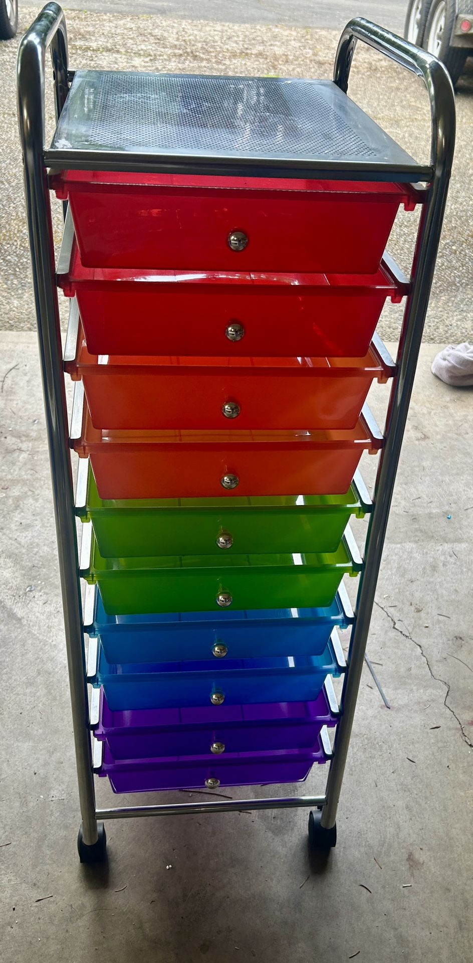 10 Drawer Rolling Craft Storage Cart