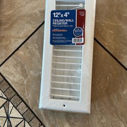12”x4” 2way Ceiling/wall Register 