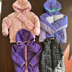 4T Toddler Girl Jackets Bundle