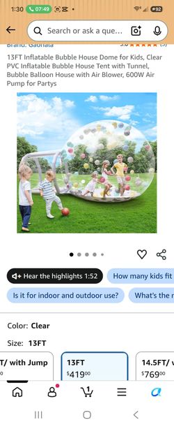 Selling Bubble House