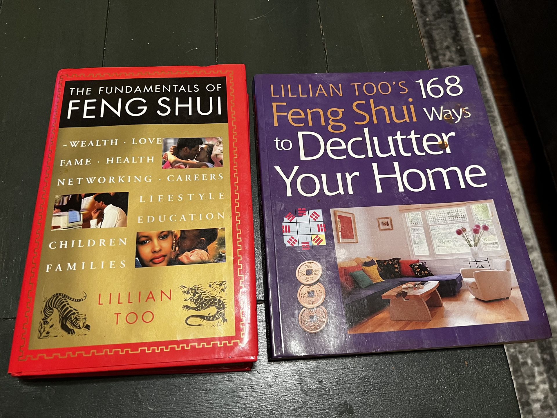 THE FUNDAMENTALS OF FENG SHUI (Hardcover) & LILLIAN TOO’S 168 FENG SHUI WAYS TO DECLUTTER (YOUR HOME (Paperback) 