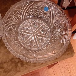 Vintage Anchor Hocking Stars and Bars serving bowl