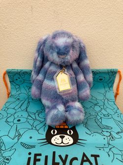 Jellycat x Selfridges Exclusive Cerulea Luxe Original Bunny 31cm BNWT