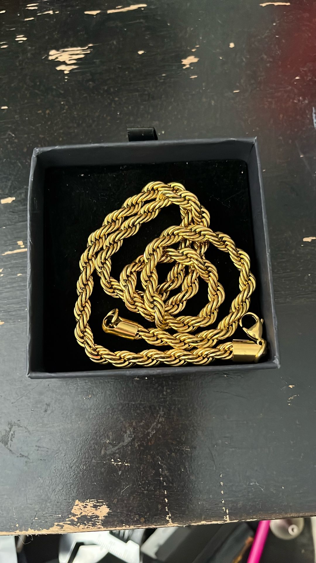Gold Plated Rope Chain