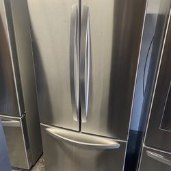 Lg 30 Inch French Doors Stainless Steel Refrigerator